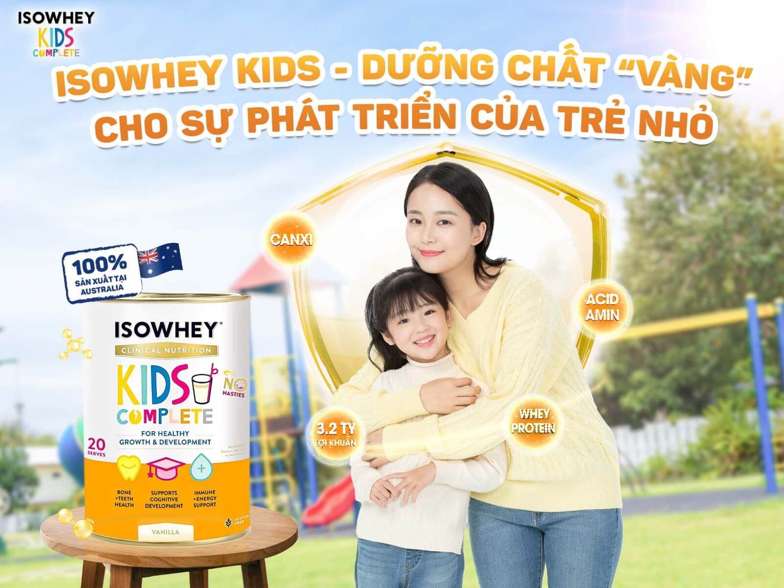 Sữa IsoWhey Kids có tốt không? 