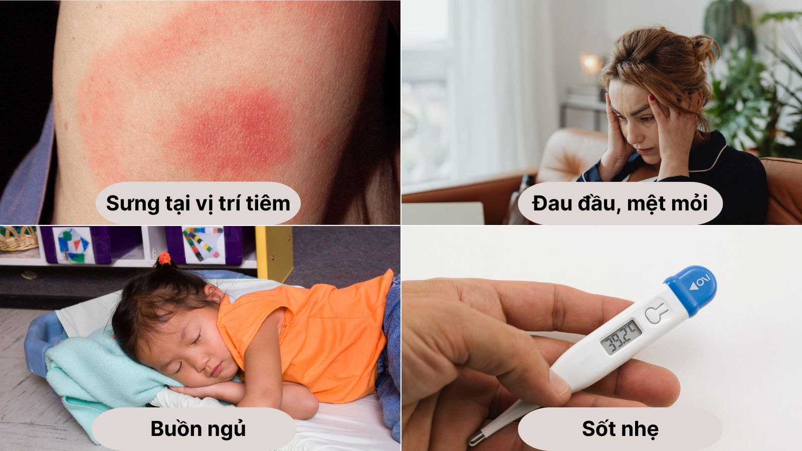 Sau khi tiêm phòng cúm, có thể xảy ra một số tác dụng phụ