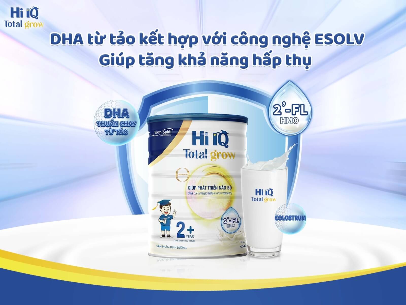 DHA từ tảo kết hợp với công nghệ ESOLV giúp tăng khả năng hấp thụ