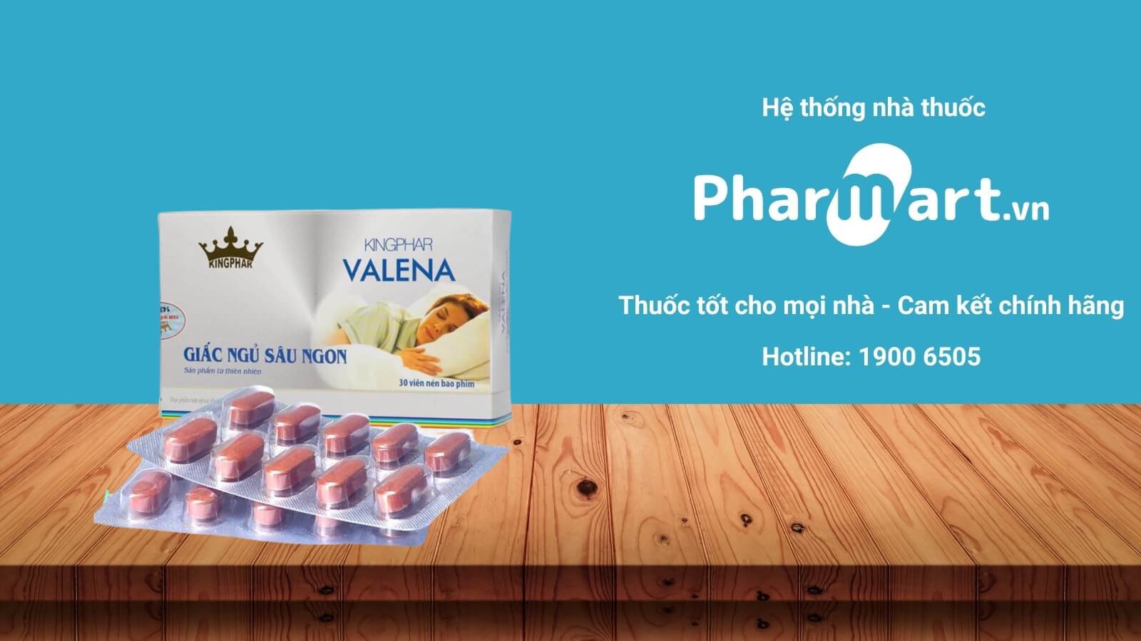 Thuốc ngủ thảo dược Valena Kingphar
