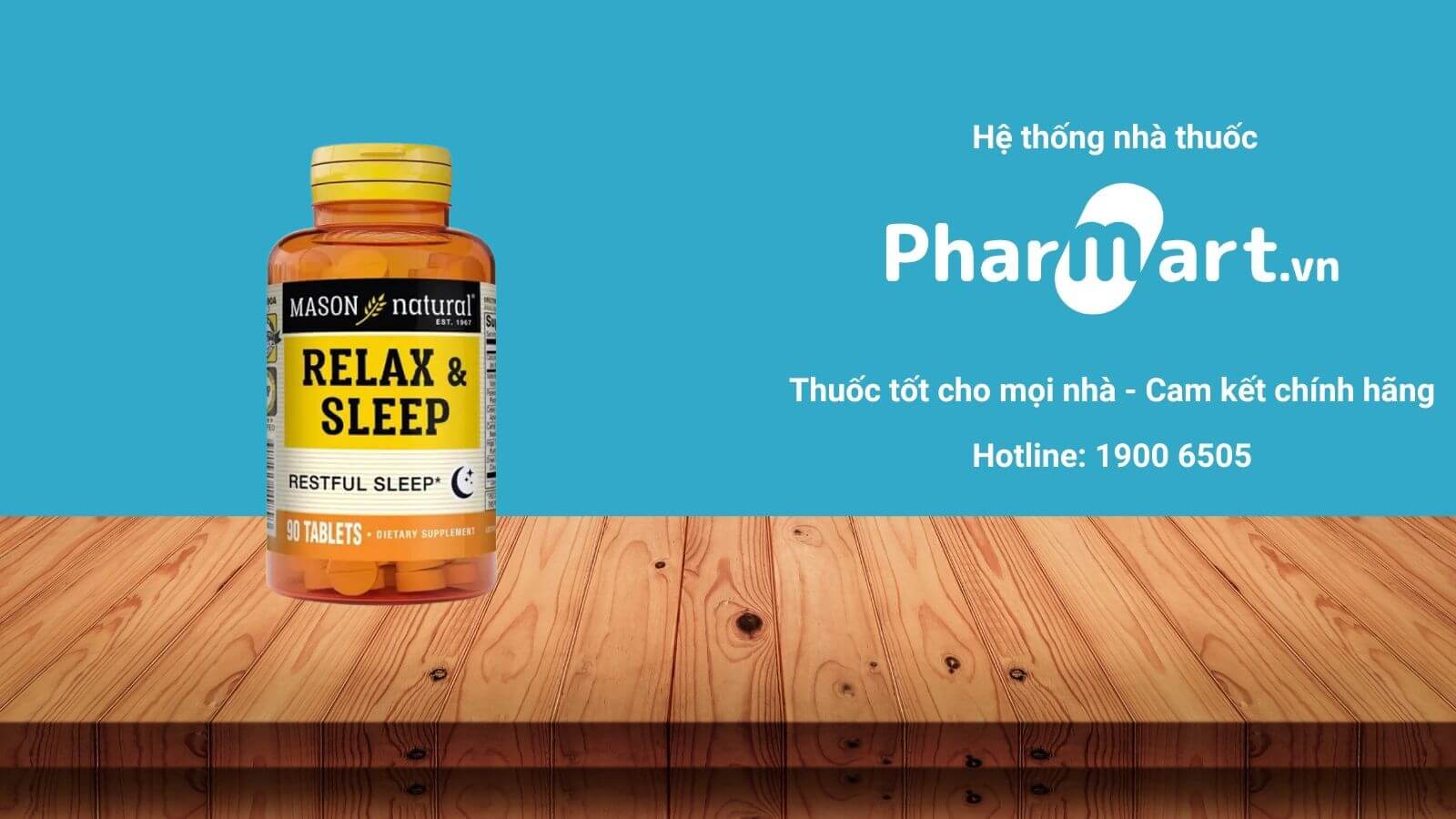 Thuốc ngủ thảo dược Mason Natural Relax & Sleep