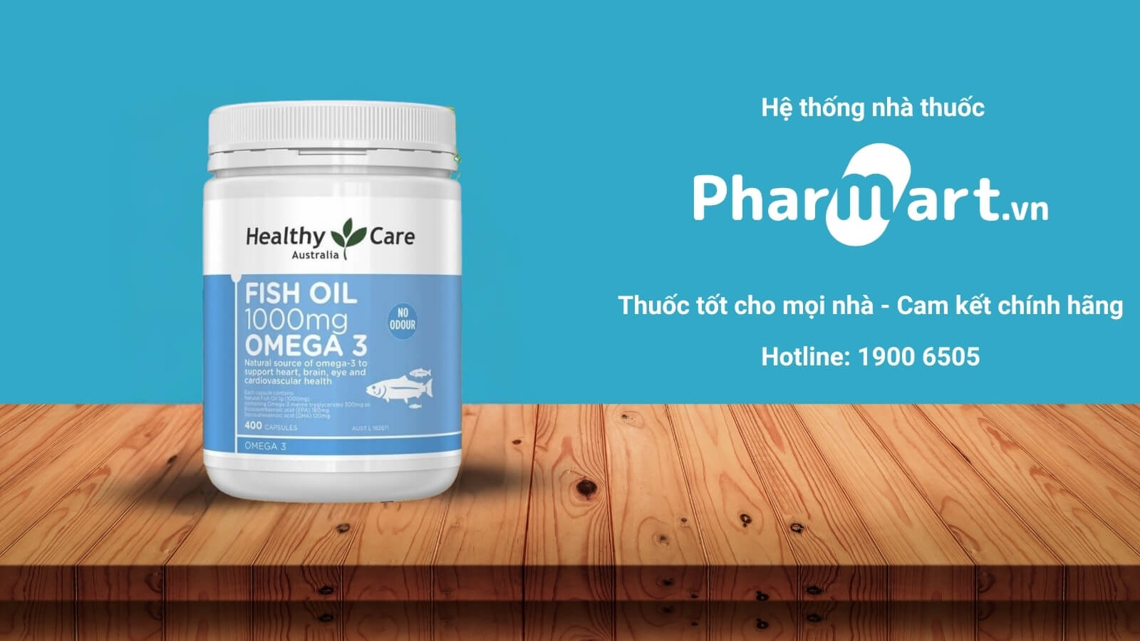 Healthy Care Omega-3 Fish Oil 1000mg