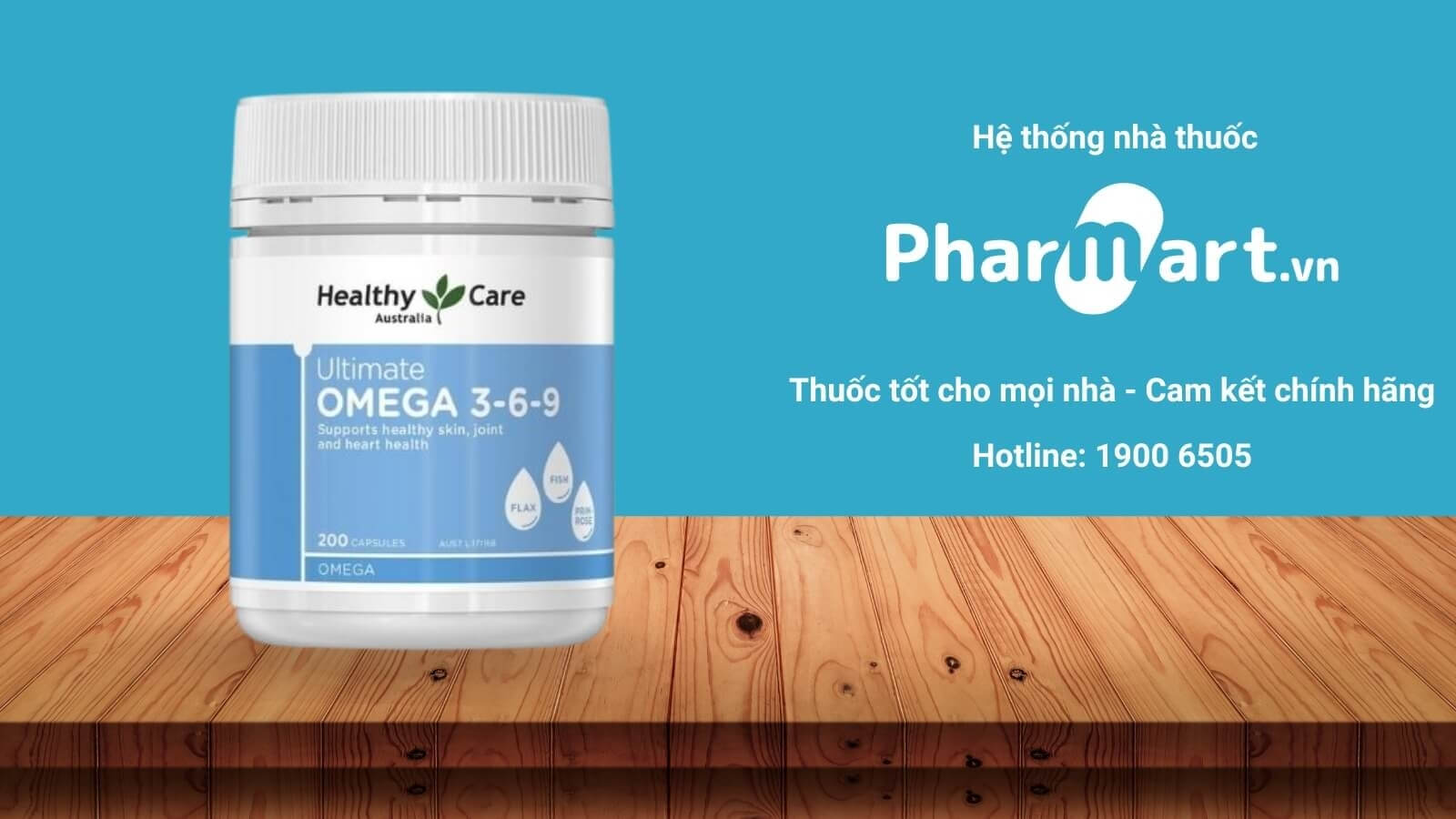 Omega 369 Healthy Care Ultimate - Viên uống dầu cá Úc