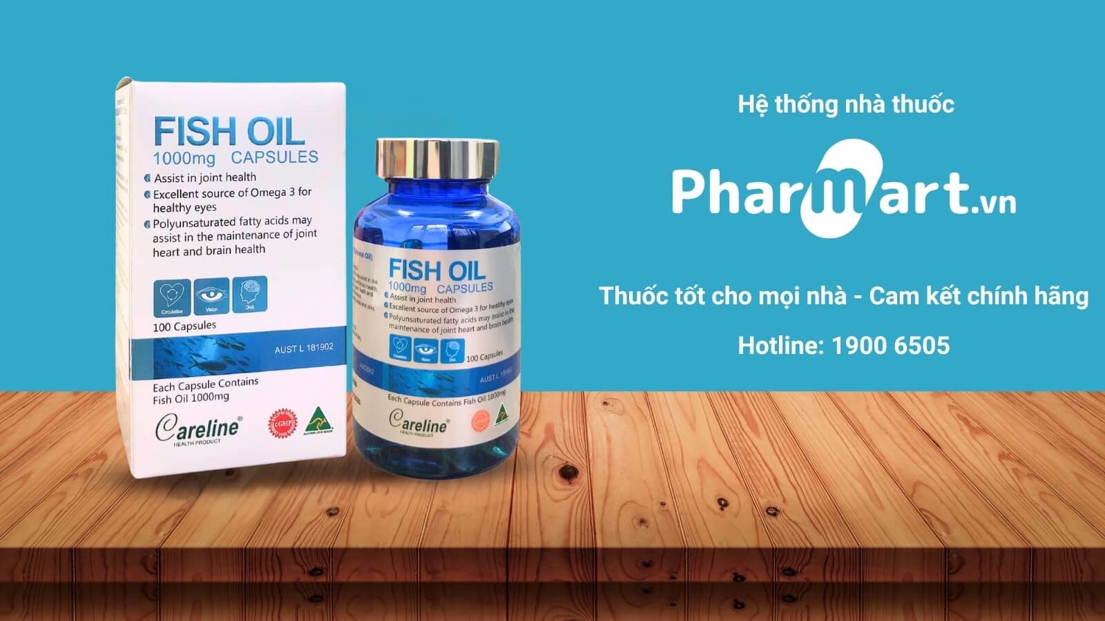Careline Fish Oil - Dầu cá Úc tinh khiết