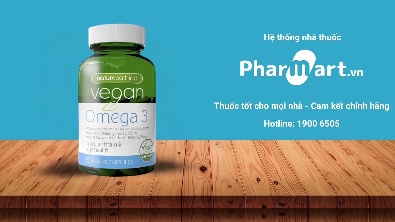 DHA Vegan Omega 3 Naturopathica thương hiệu Úc