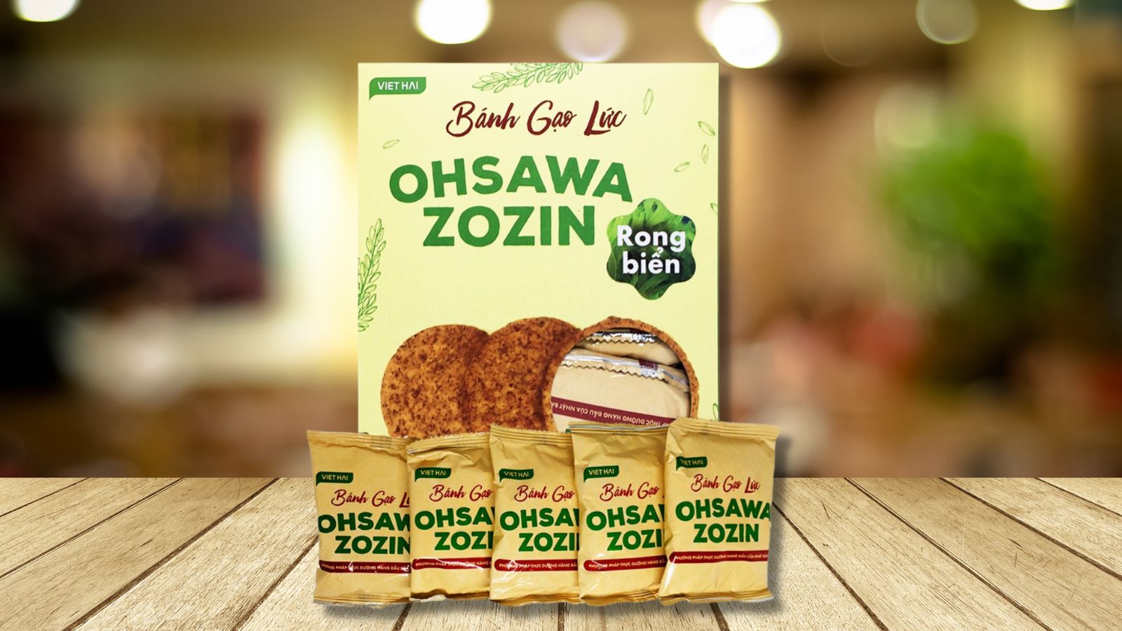 Bánh gạo lứt Ohsawa Zozin chuyên dành cho người tiểu đường