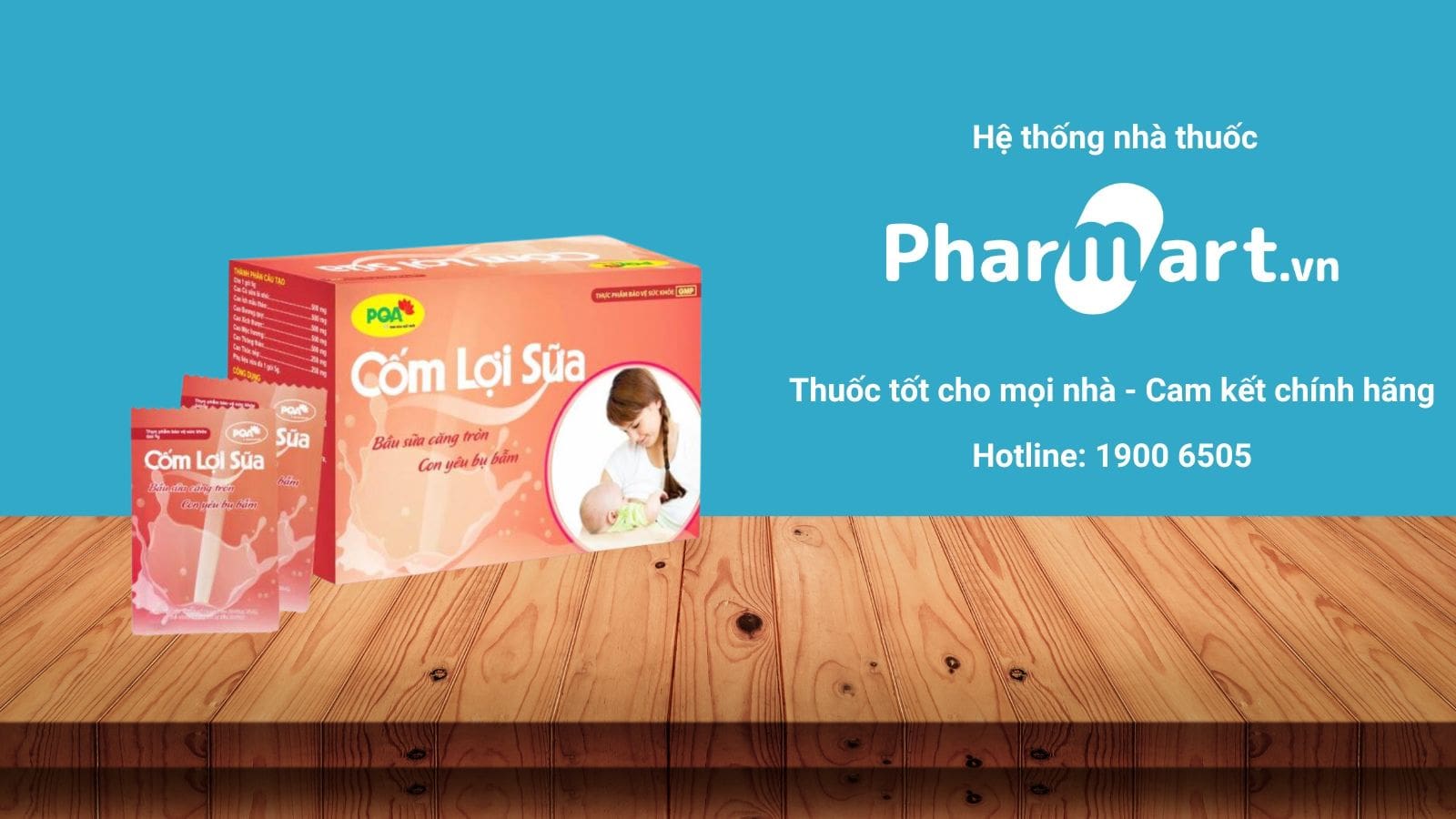 Cốm lợi sữa PQA - Tăng cường nguồn sữa mẹ tự nhiên, an toàn