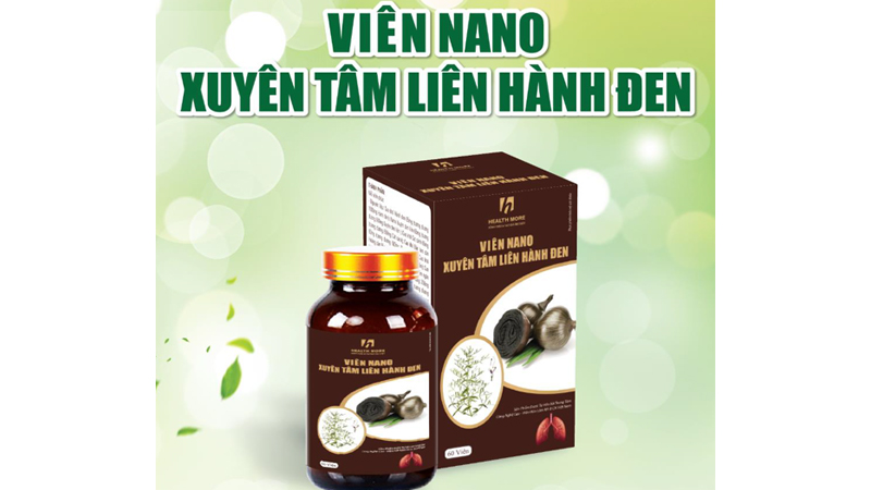 Viên nano Xuyên tâm liên hành đen