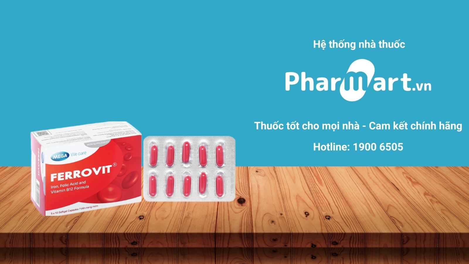 Viên sắt hữu cơ Ferrovit