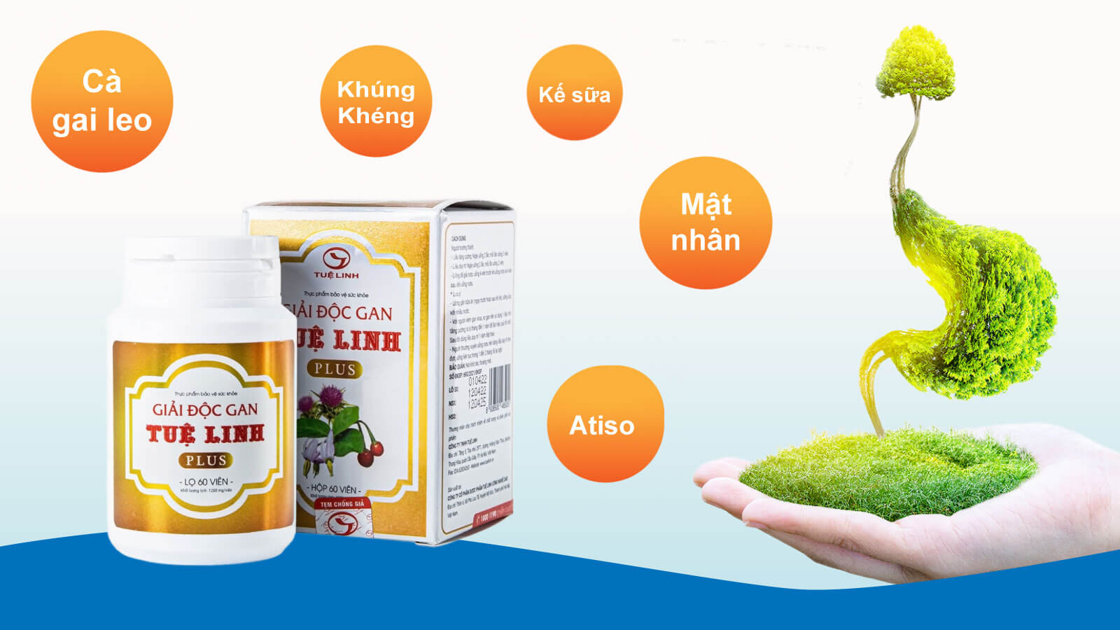 Viên uống giải độc gan Tuệ Linh Plus