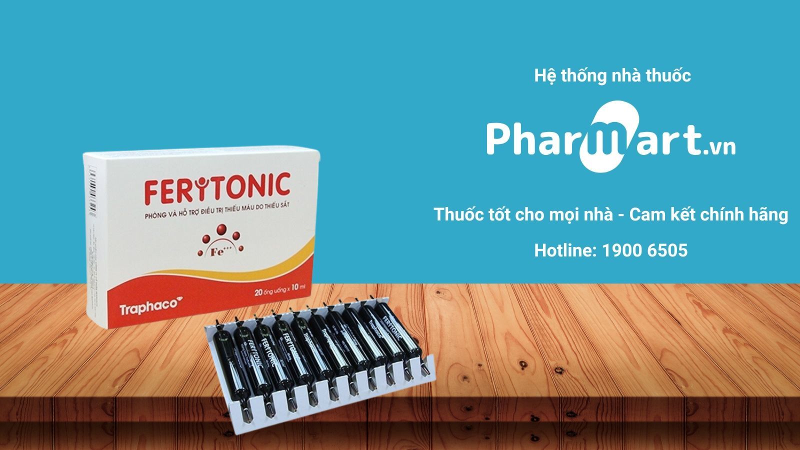 Ferytonic - Sản phẩm bổ sung sắt, giúp giảm nguy cơ thiếu máu