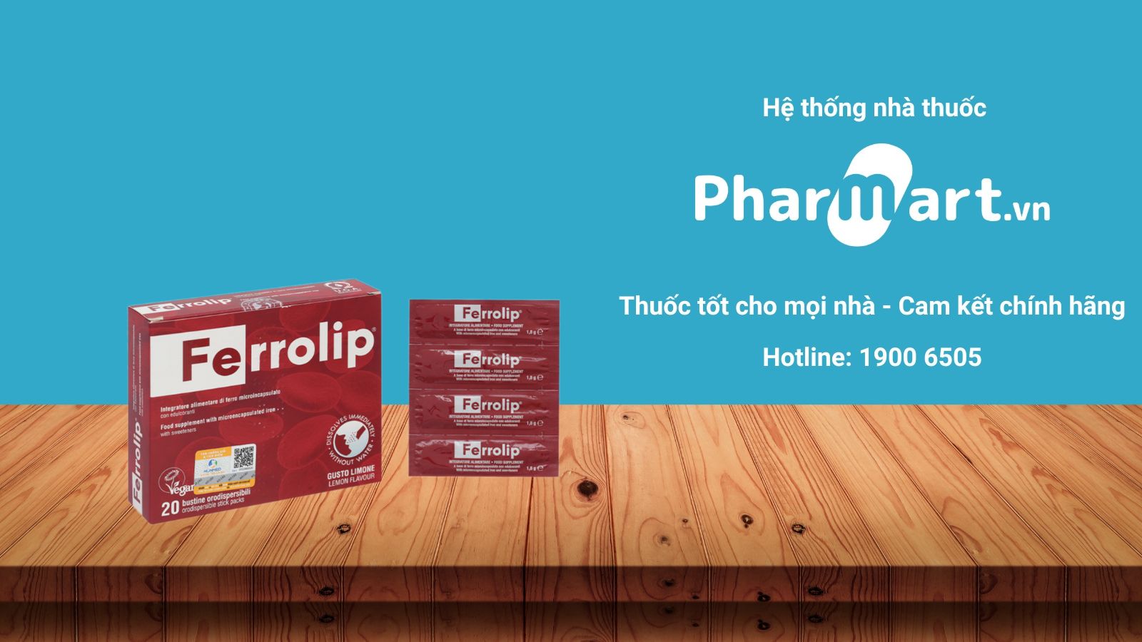 Ferrolip - Thuốc sắt dạng nước cho bà bầu