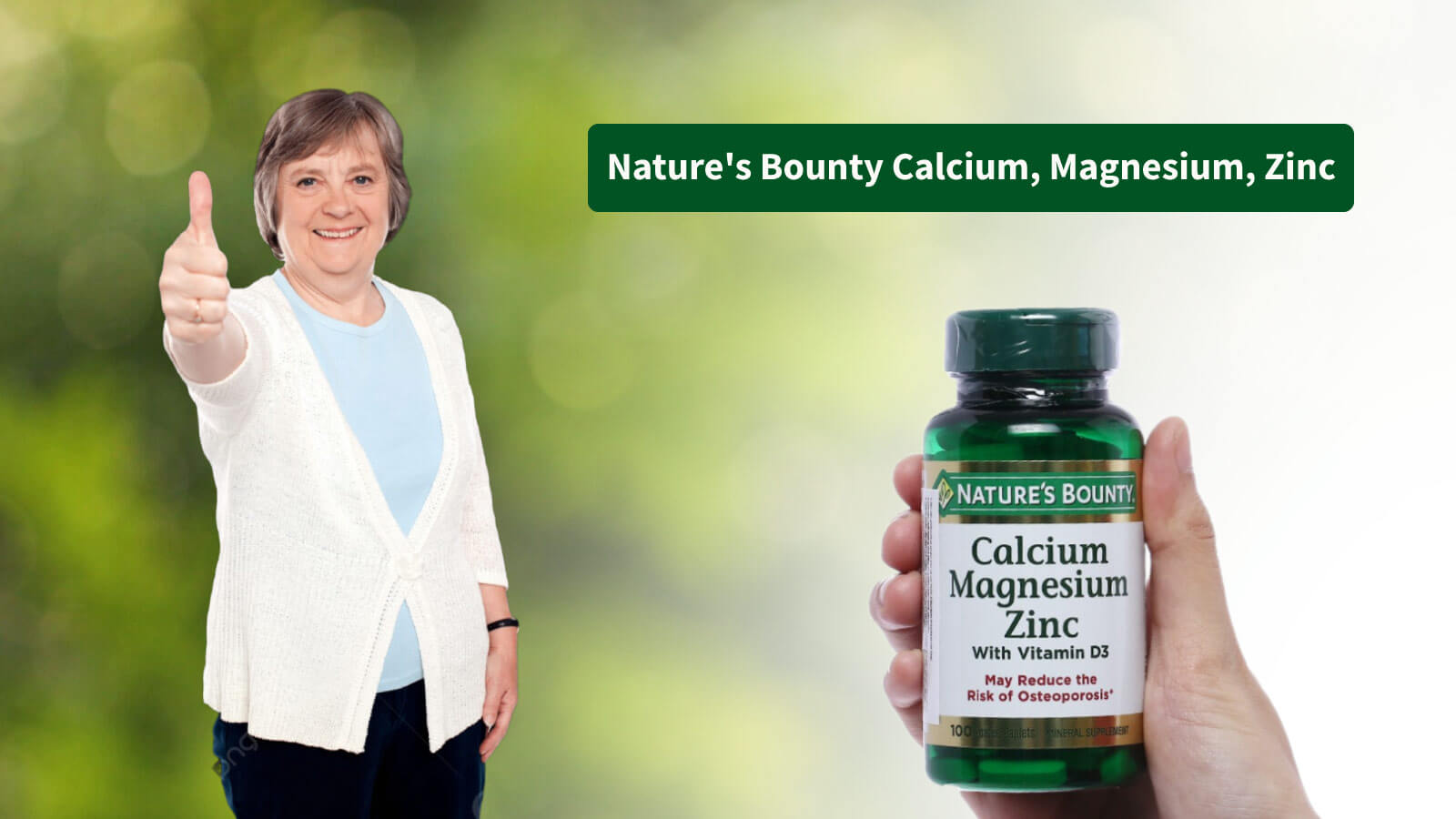 Nature's Bounty Calcium, Magnesium, Zinc