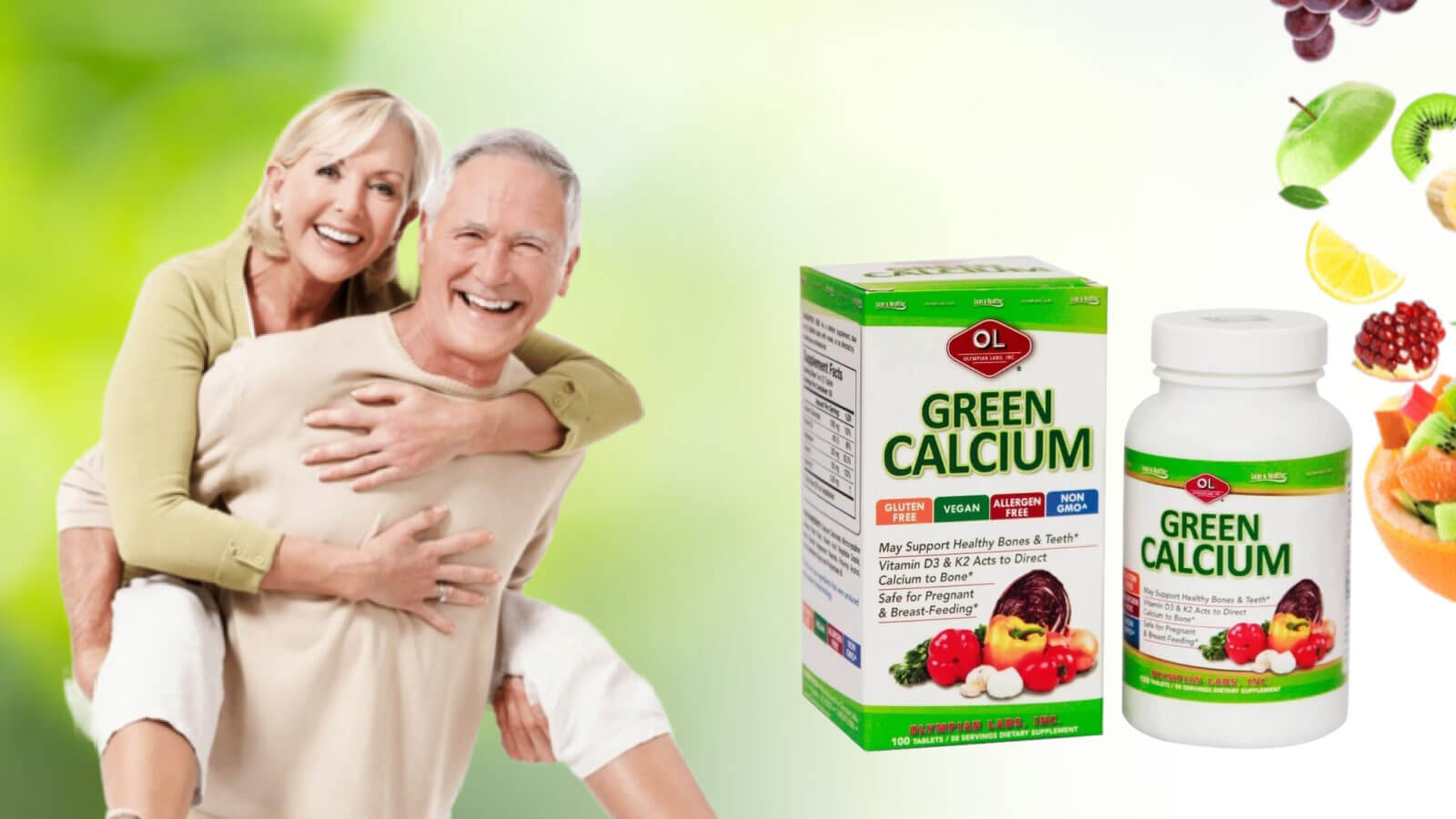Thuốc bổ sung Canxi cho người lớn của Mỹ Green Calcium