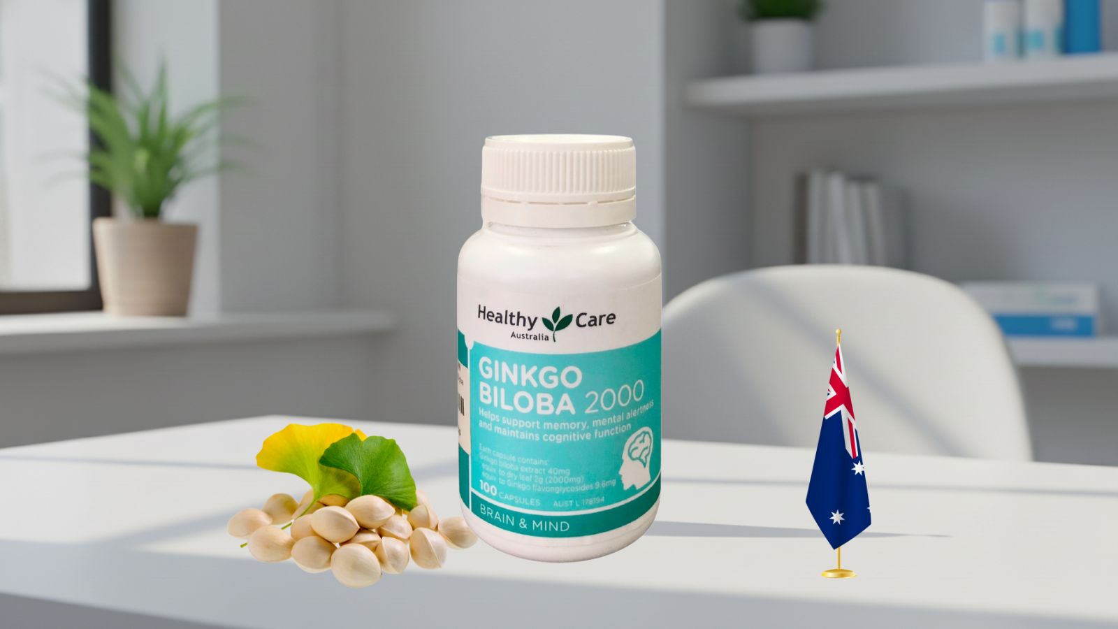 Healthy Care Ginkgo Biloba 2000mg