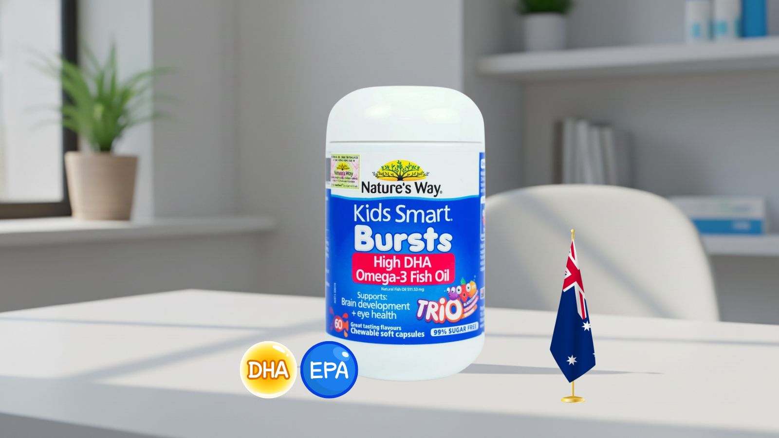 Kids Smart Bursts High Omega 3 Fish Oil