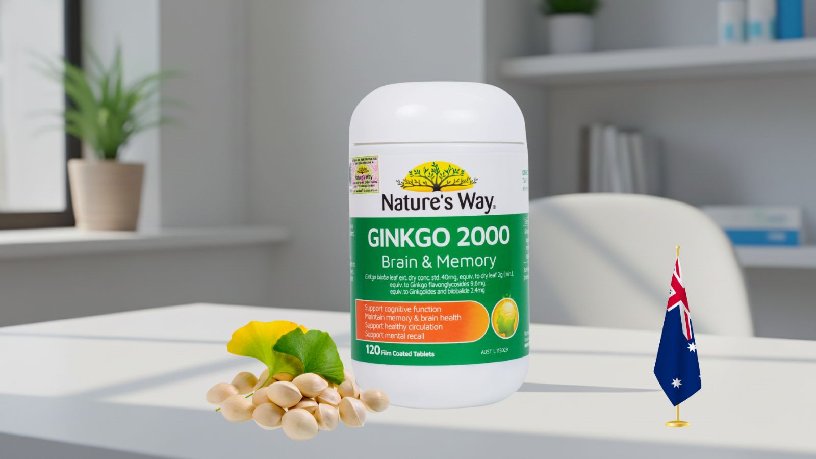 Nature's Way Ginkgo Biloba 2000mg
