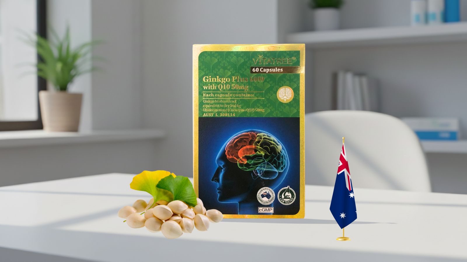 Vitatree Ginkgo Plus 6000mg With Q10 50mg