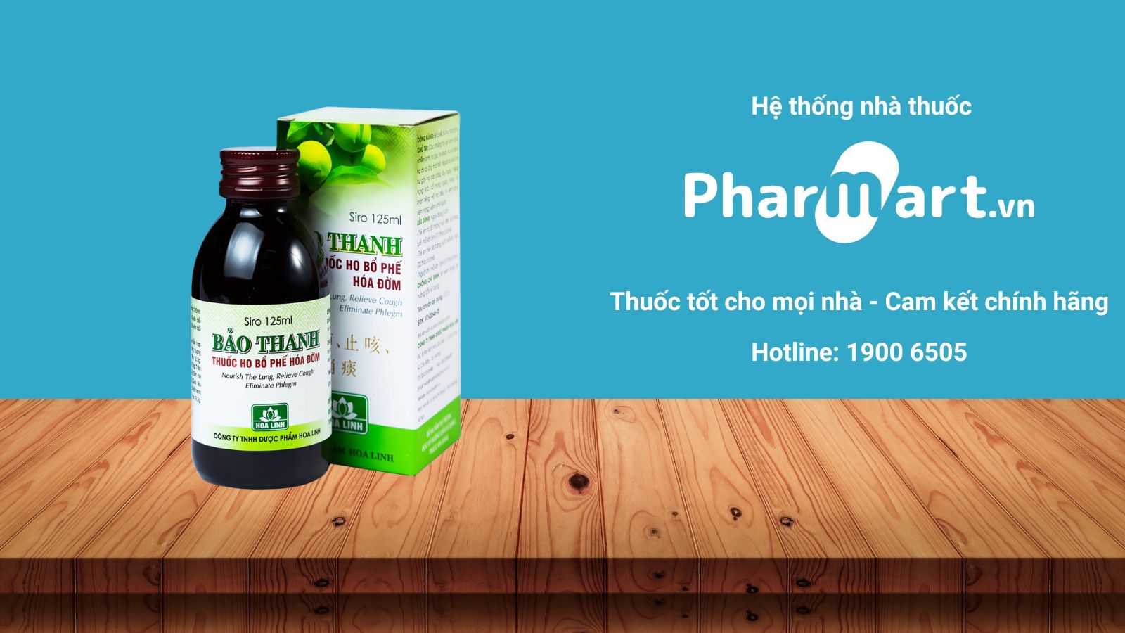 Hỗ trợ trị ho với siro Bảo Thanh