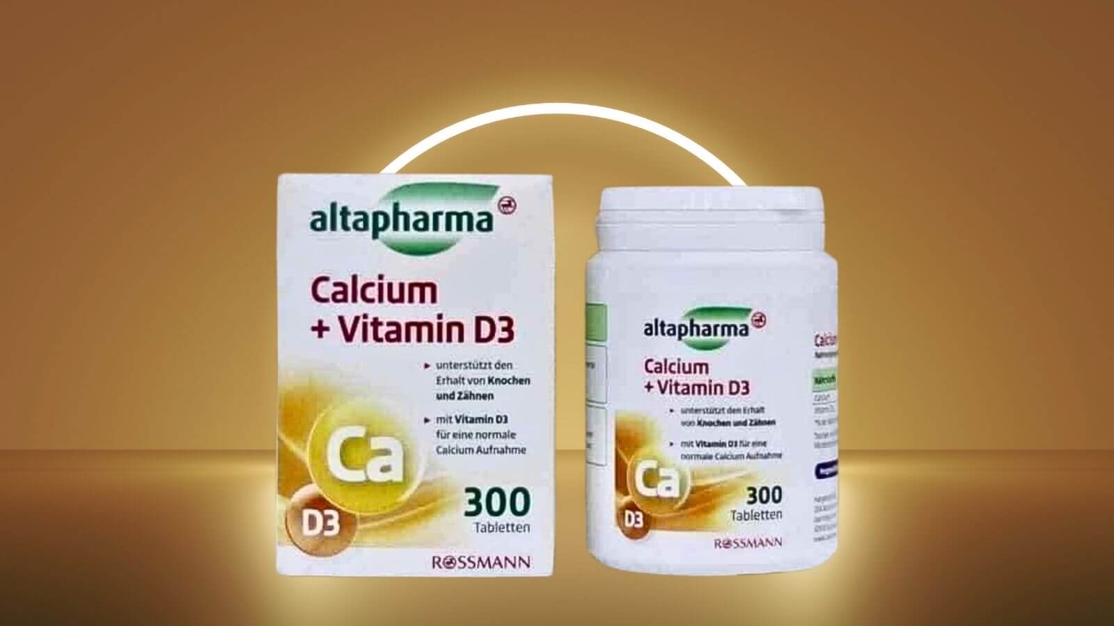 Viên uống Calcium 1000 Vitamin D3 Altapharma đến từ thương hiệu dược phẩm lâu đời tại Đức