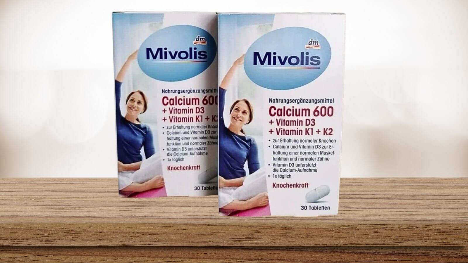 Viên canxi của Đức Mivolis Calcium 600 + Vitamin D3 + K có giá thành rẻ