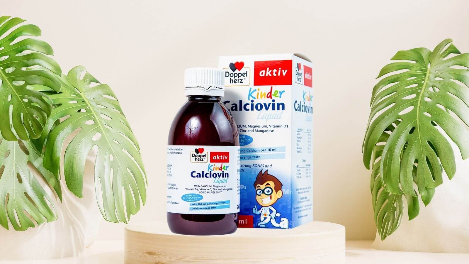 Thuốc canxi của Đức Kinder Calciovin Liquid có giá thành khá cao