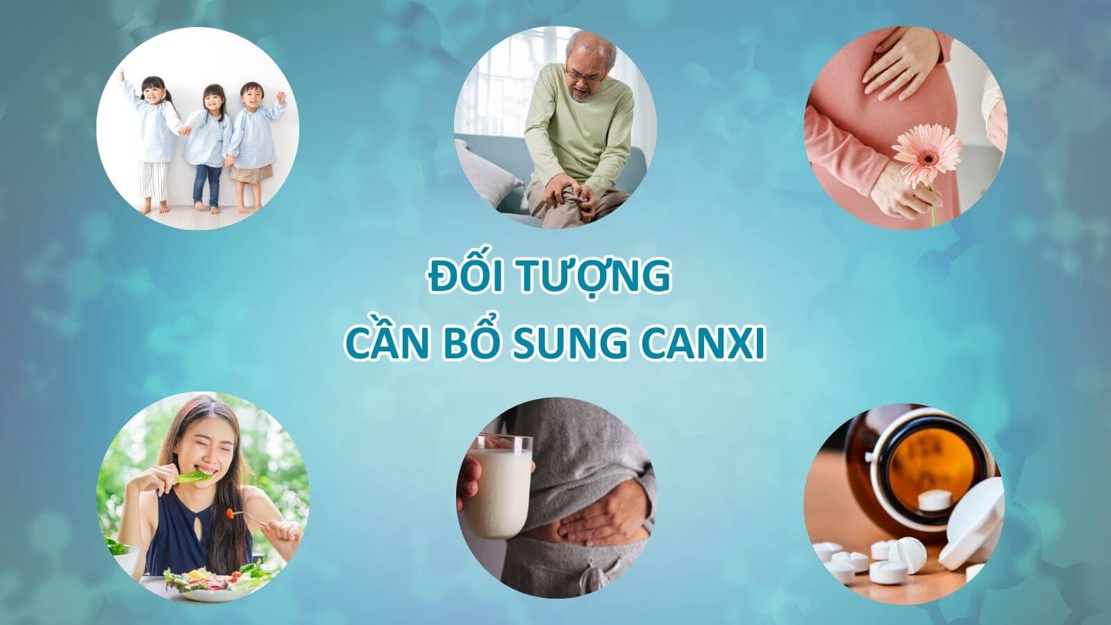 Những đối tượng cần bổ sung canxi