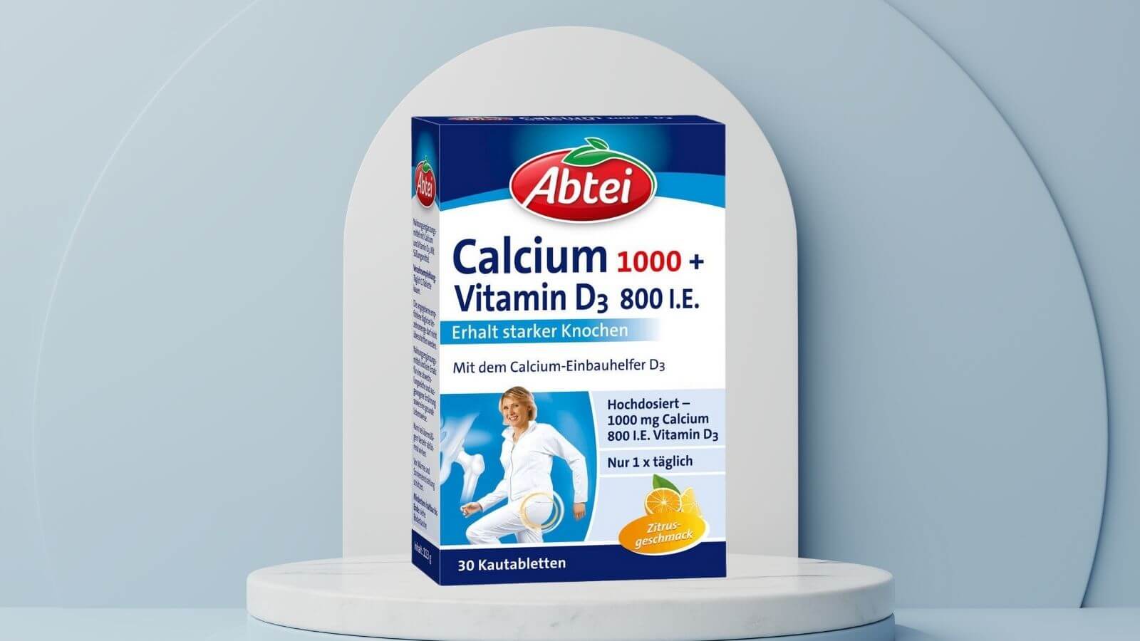 Canxi hữu cơ của Đức Abtei có chứa hàm lượng canxi cao