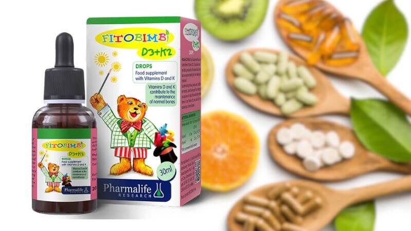 Fitobimbi D3+K2 bổ sung vitamin D3 và vitamin K2 cho trẻ