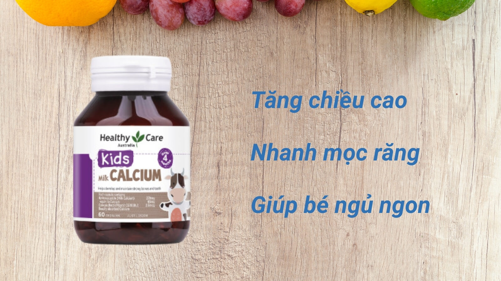 Healthy Care Milk Calcium đến từ thương hiệu nổi tiếng của Úc