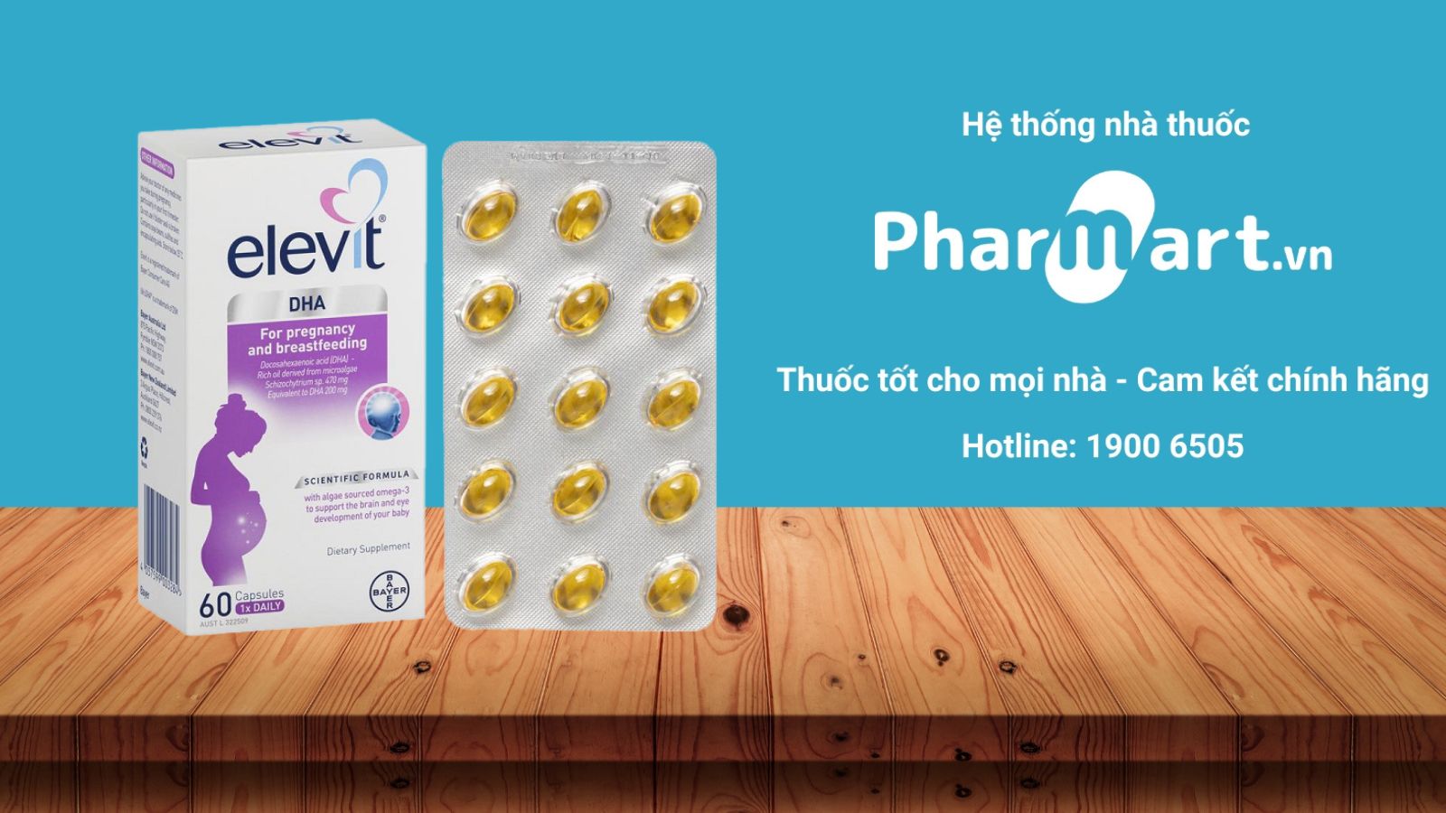 Viên uống Elevit DHA cho mẹ bầu