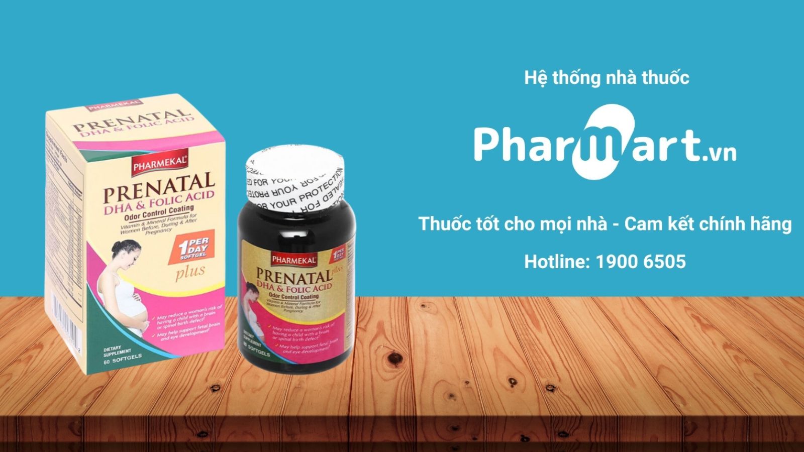 Sản phẩm cho mẹ bầu - Pharmekal Prenatal DHA & Acid Folic