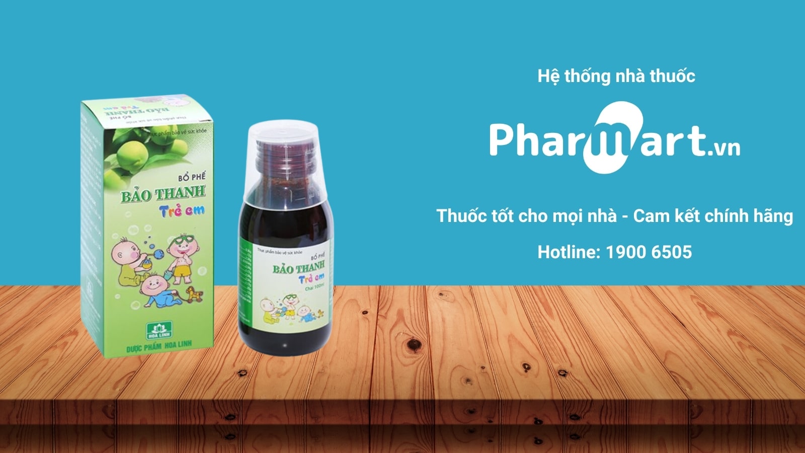 Siro ho Bảo Thanh trẻ em sử dụng công thức y học cổ truyền độc đáo