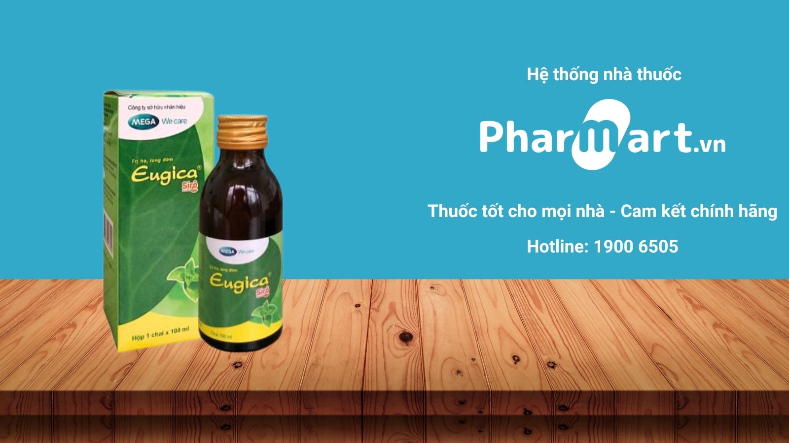 Siro ho Eugica ngọt dịu dễ uống