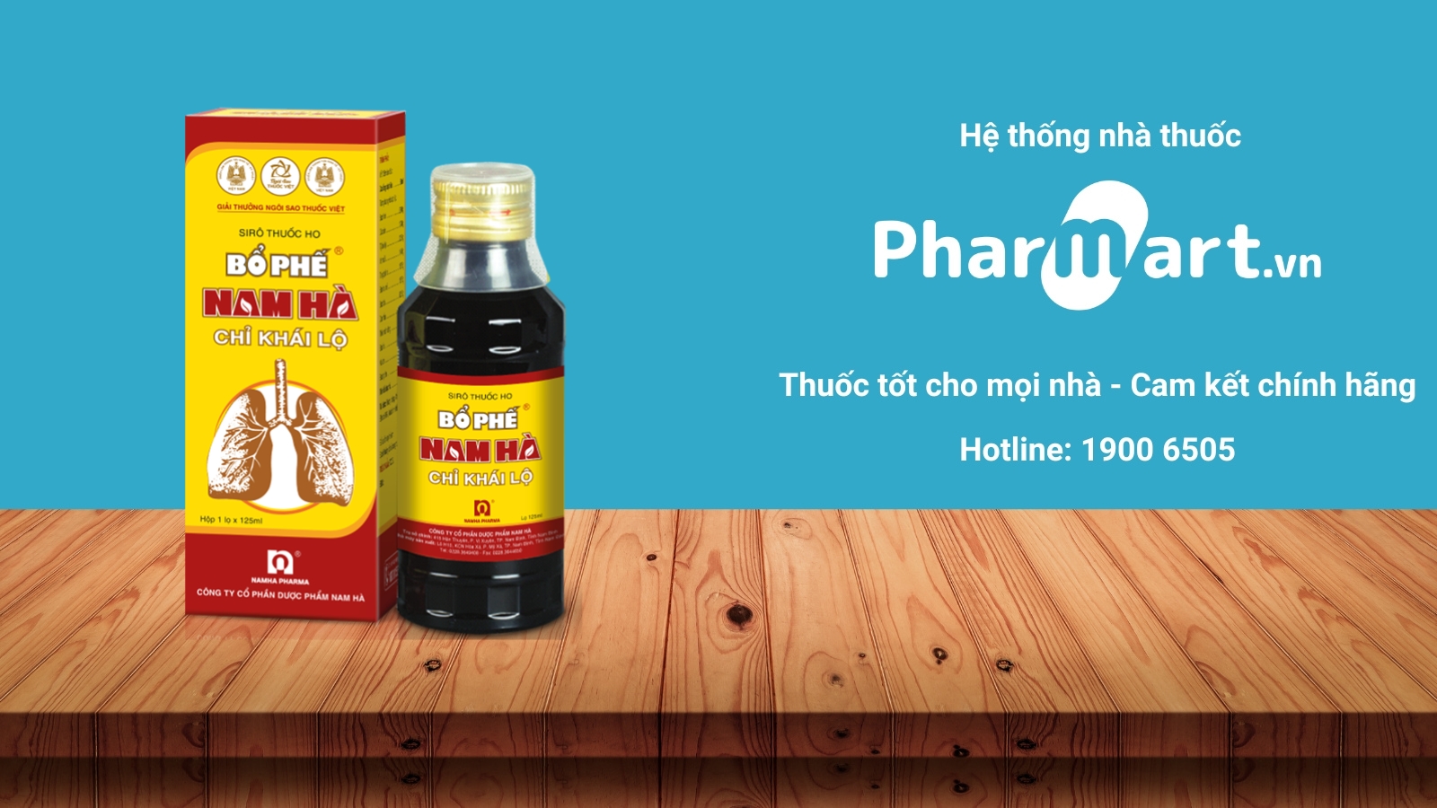 Siro ho Bổ phế Nam Hà kết hợp tinh hoa y học cổ truyền và hiện đại