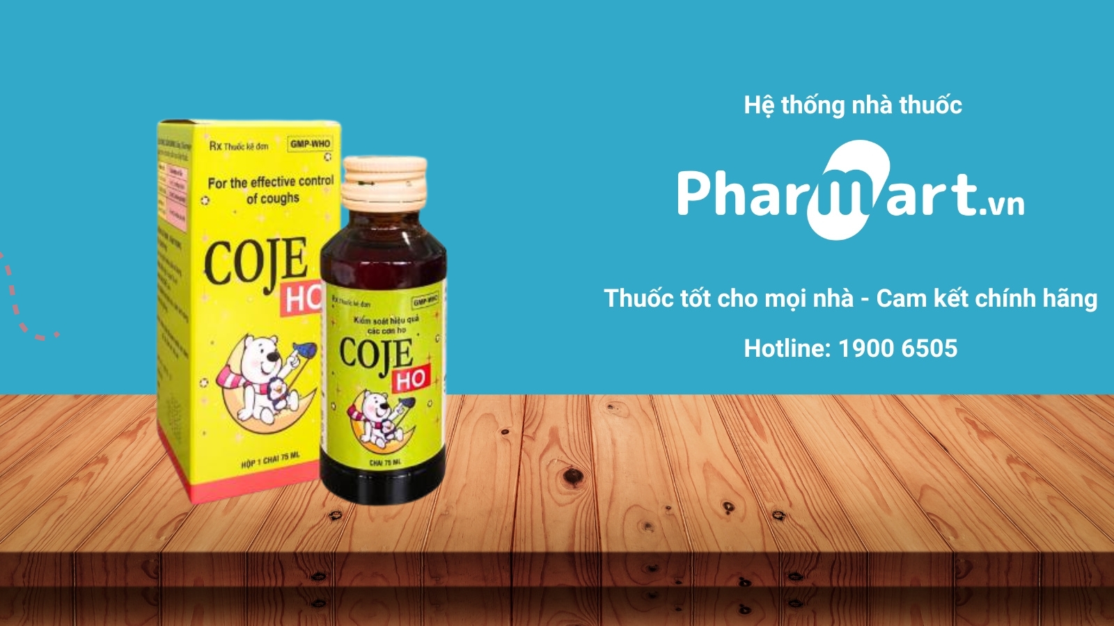 Siro ho Coje Ho 75ml hiệu quả nhanh