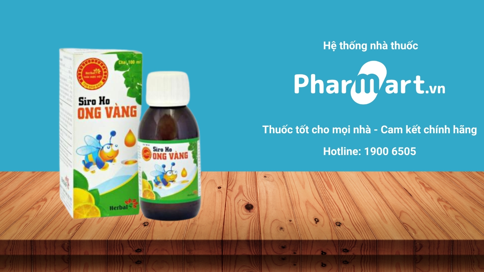 Siro ho Ong Vàng thơm ngọt bé yêu thích