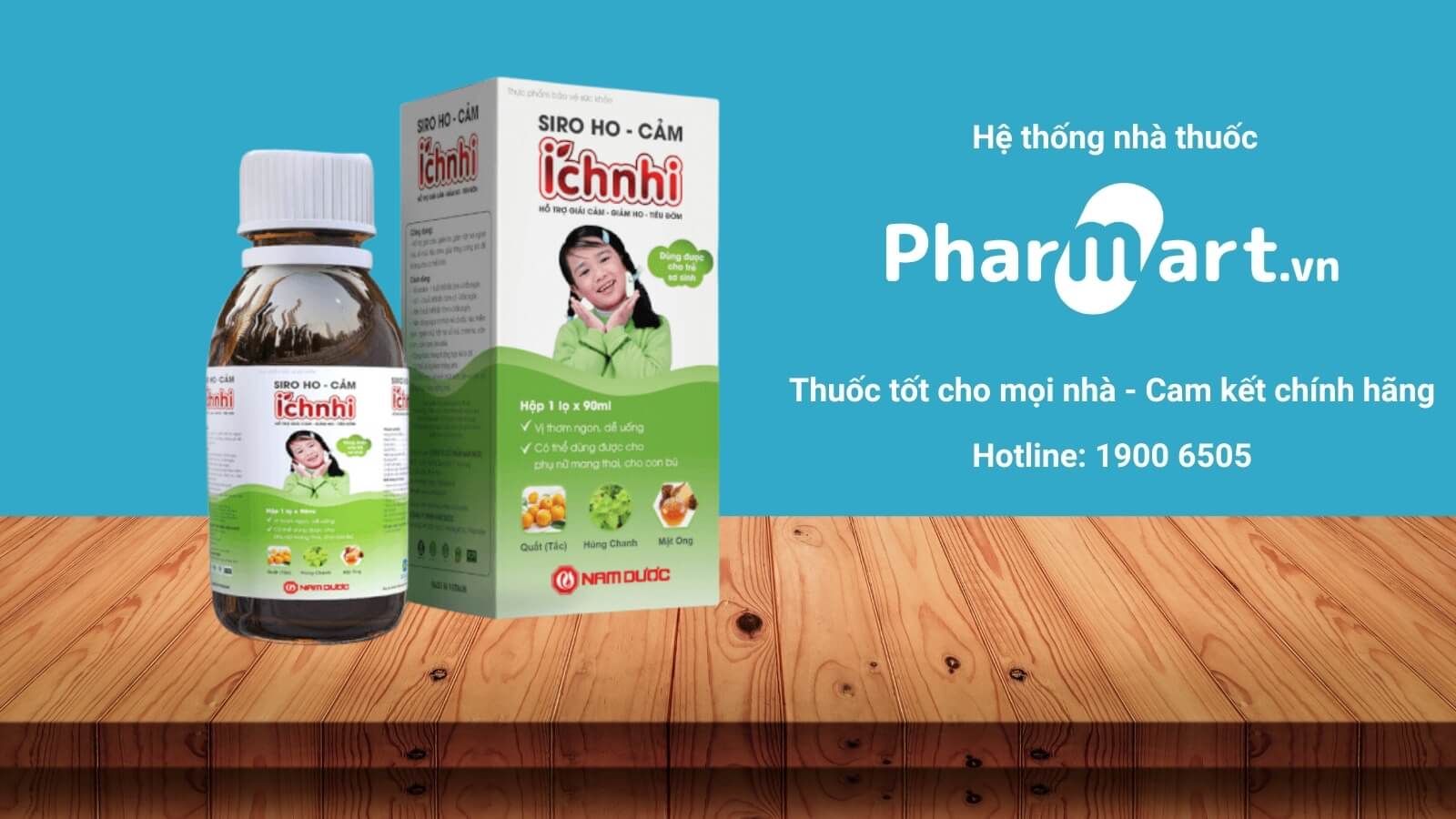 Siro trị sổ mũi cho bé Ích Nhi