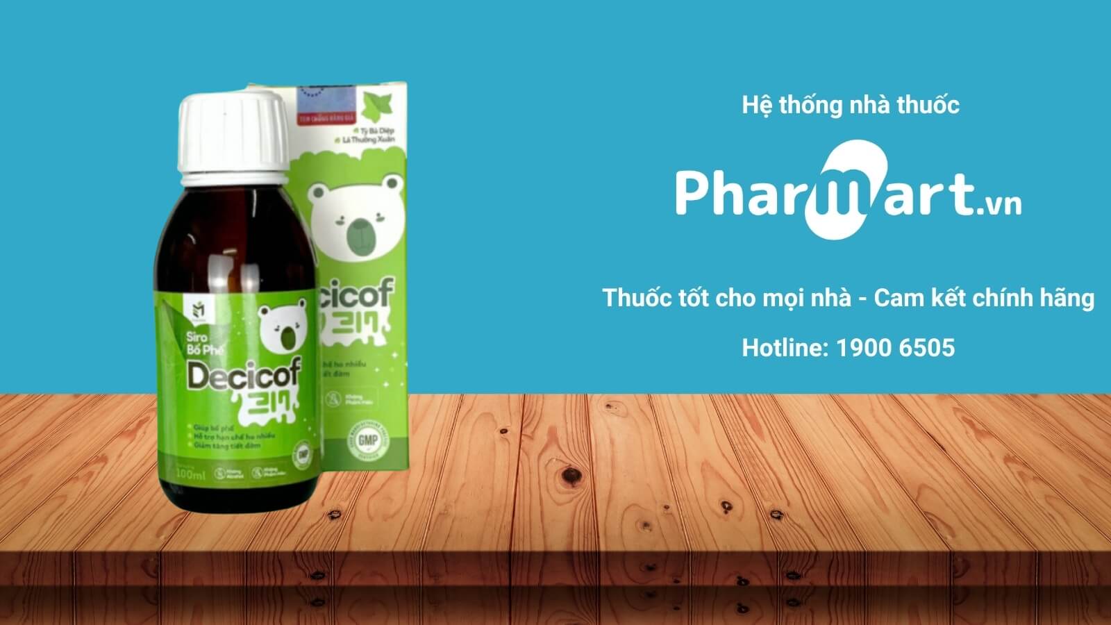 Siro ho sổ mũi cho bé tốt nhất Decicof