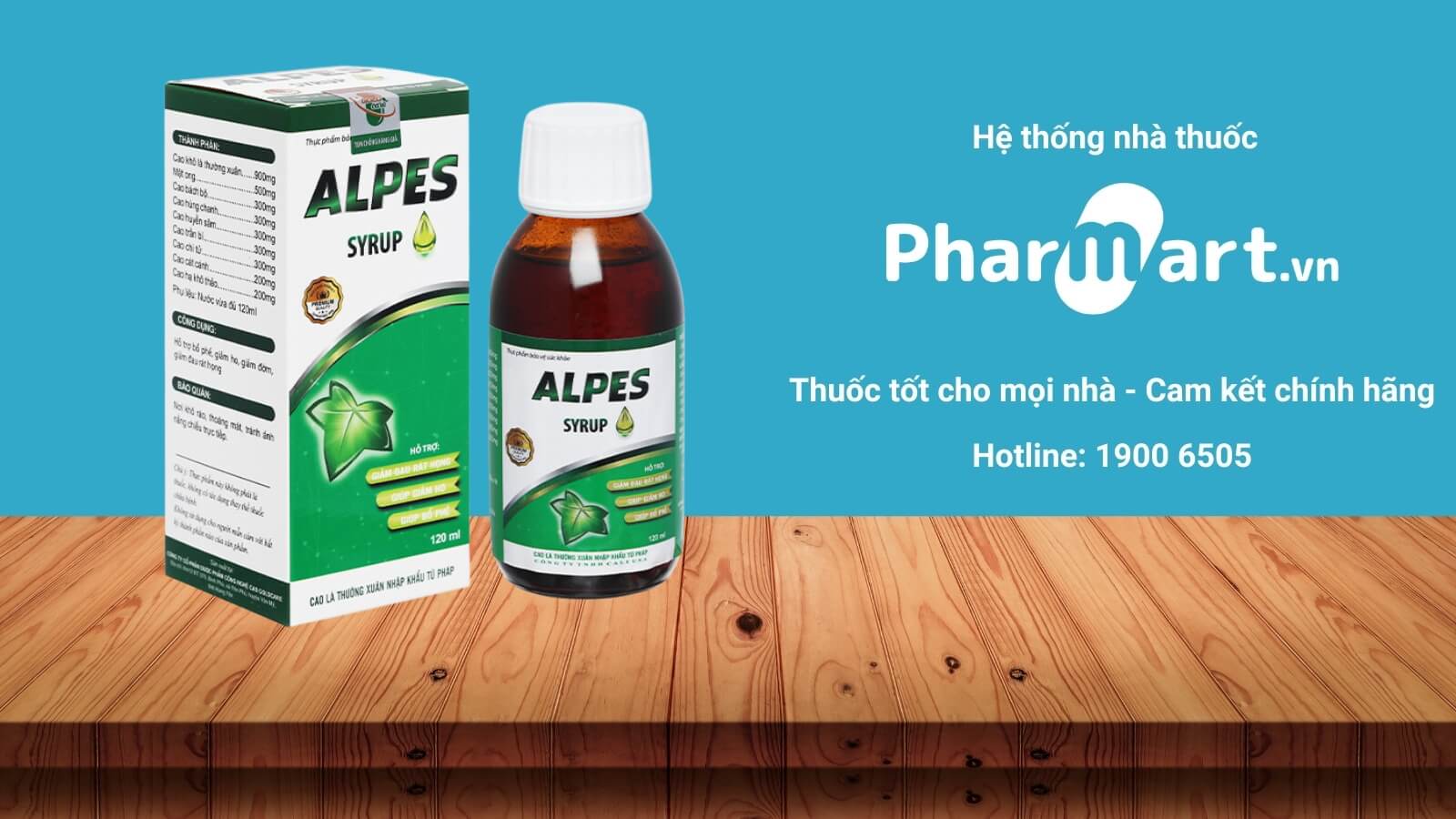 Siro ho sổ mũi cho bé tốt nhất Alpes