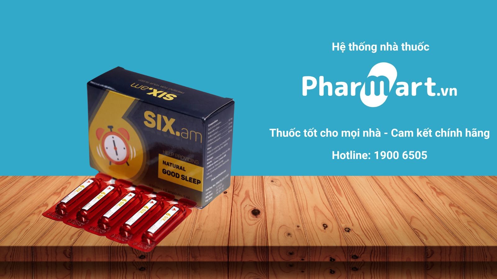 Sản phẩm Six AM – hỗ trợ ngủ ngon