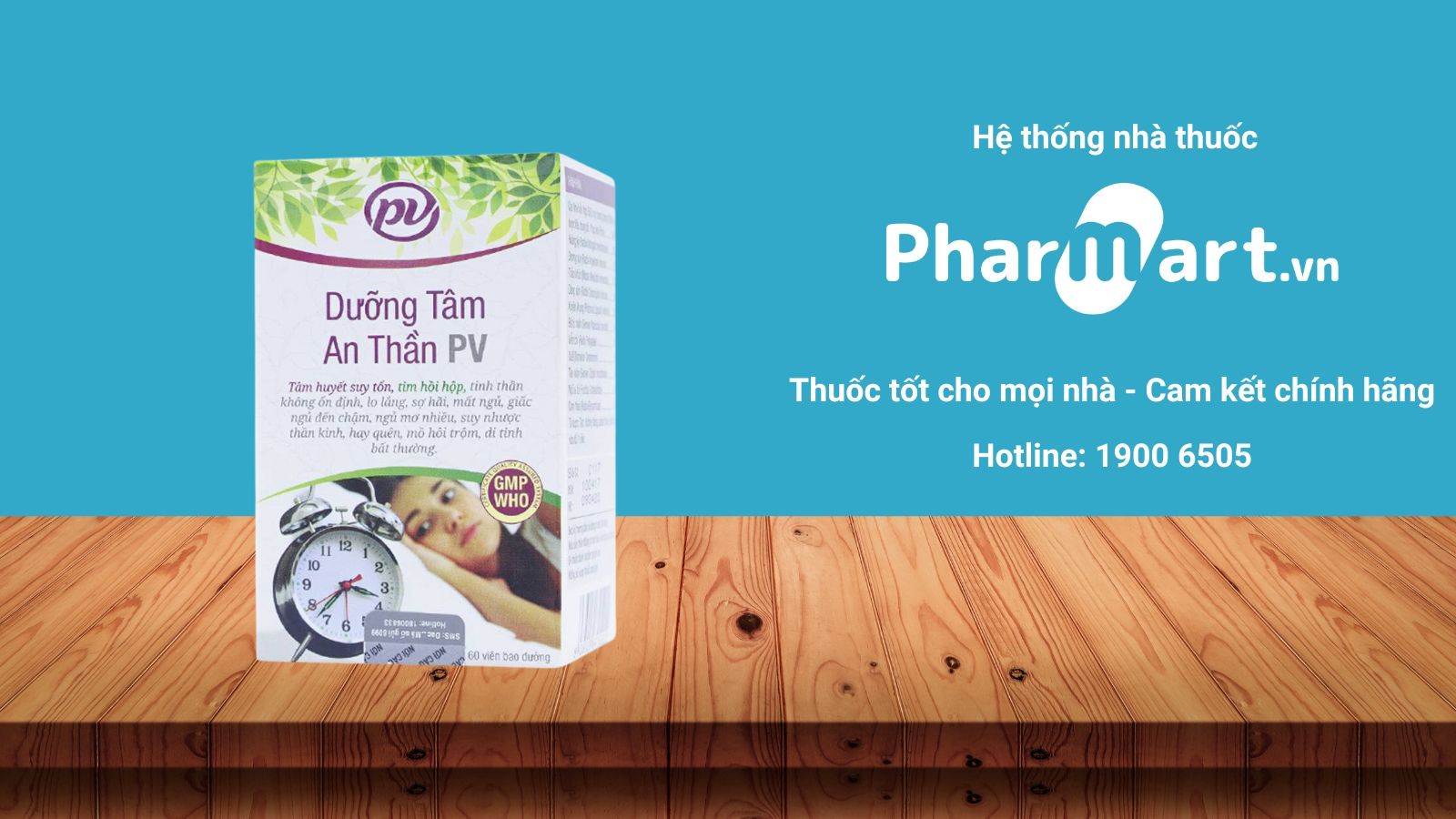 Viên uống Dưỡng tâm an thần PV – hỗ trợ giấc ngủ và giảm căng thẳng