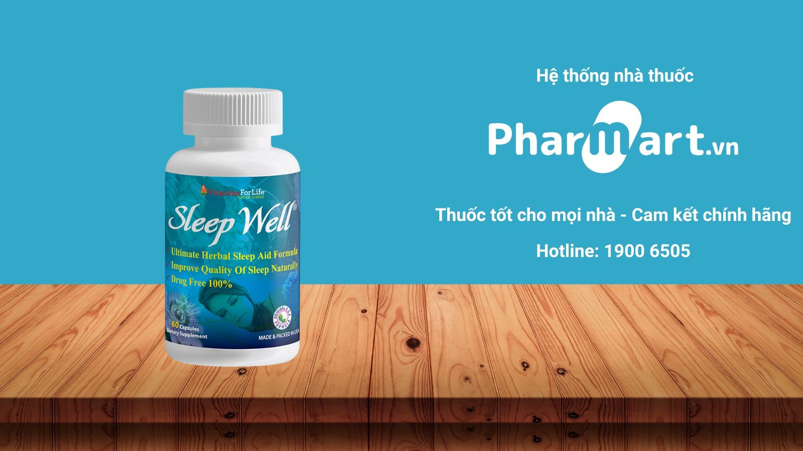 Sản phẩm Sleep Well – thực phẩm chức năng giúp ngủ ngon
