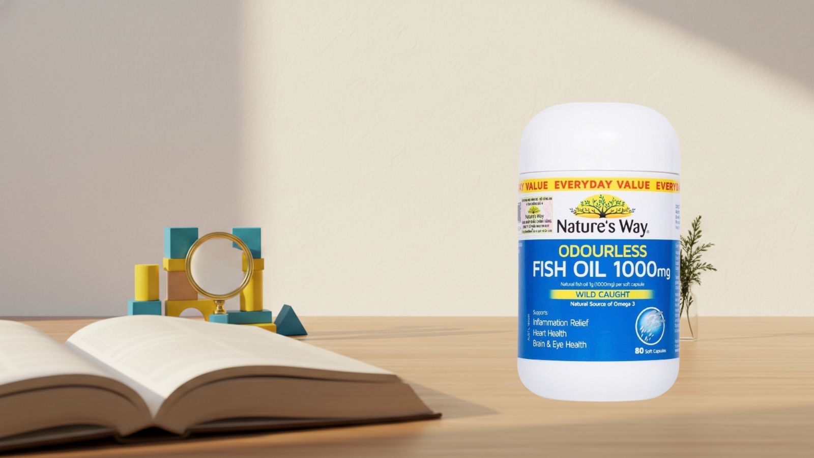 Nature's Way Odourless Fish Oil 1000mg