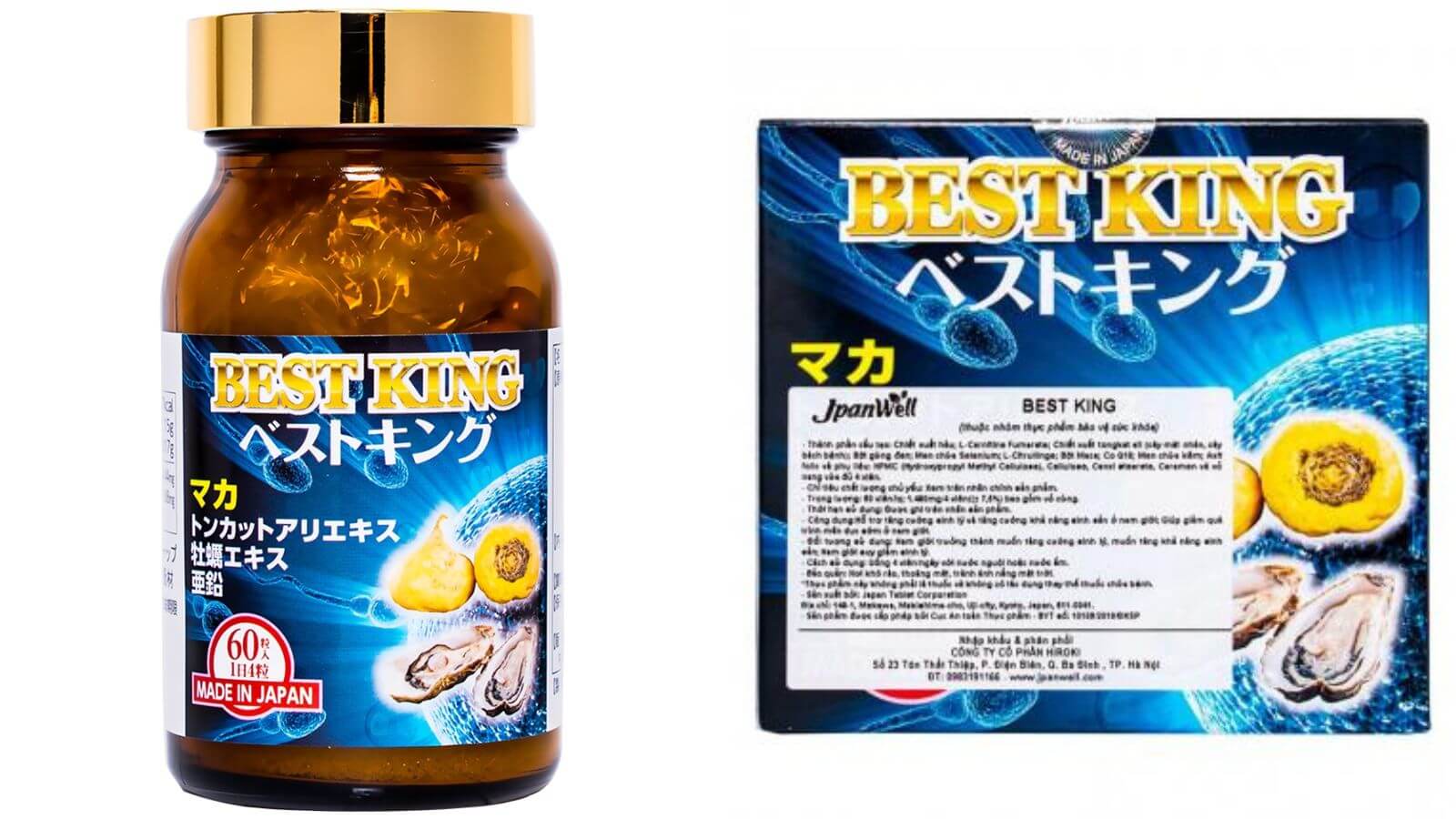 Best King là thuốc hỗ trợ rối loạn cương dương tới từ thương hiệu JpanWell của Nhật