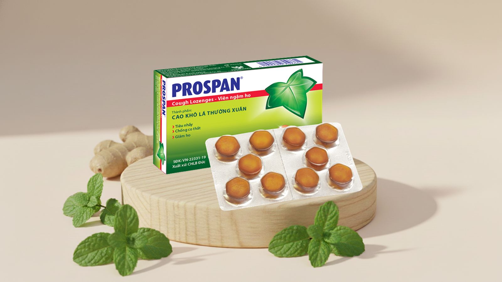 Kẹo ngậm ho Prospan của Đức