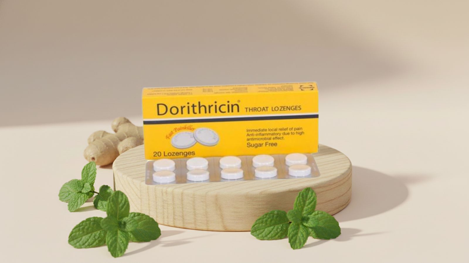 Vi&ecirc;n ngậm họng Dorithricin