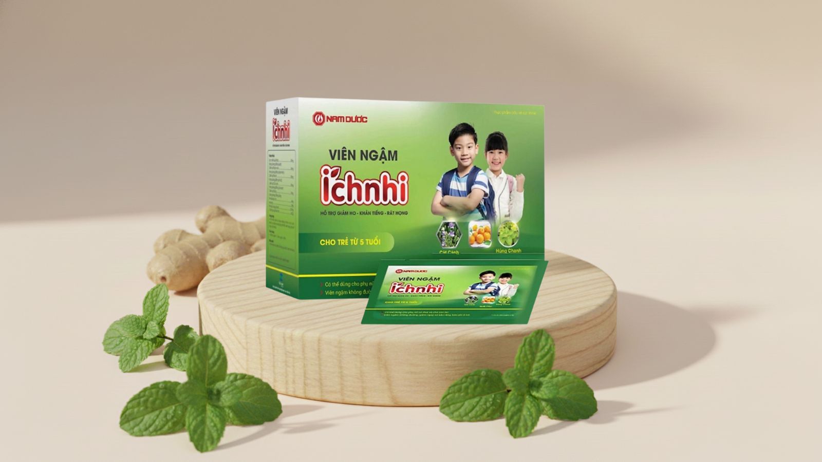 Vi&ecirc;n ngậm &Iacute;ch Nhi d&ugrave;ng cho b&eacute; từ 5 tuổi