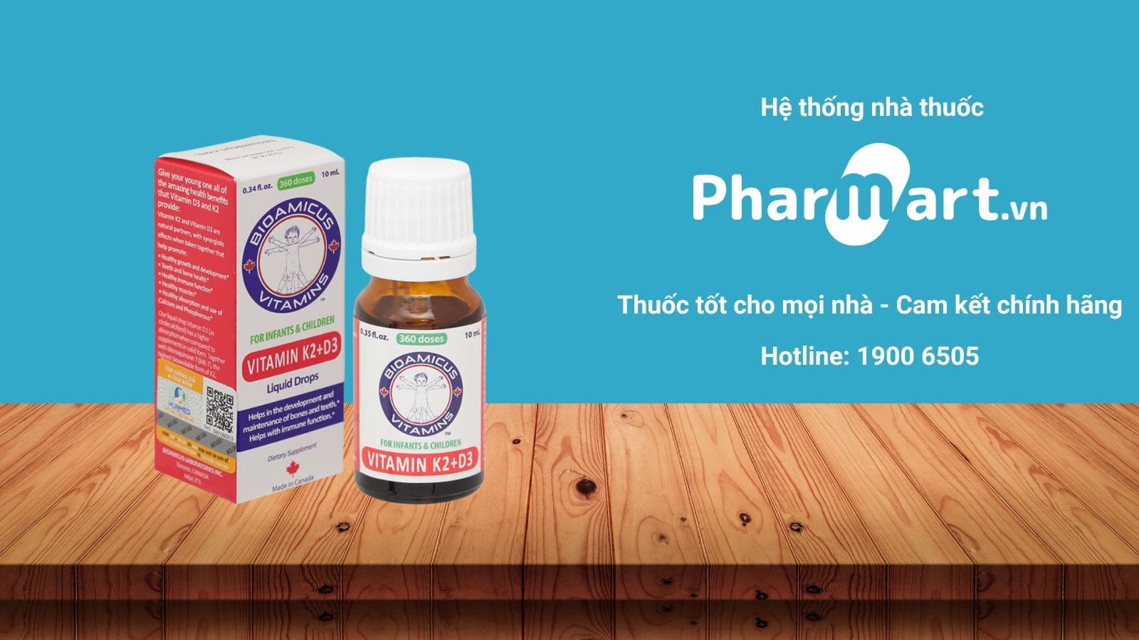 D3K2 Bioamicus xuất xứ từ Canada