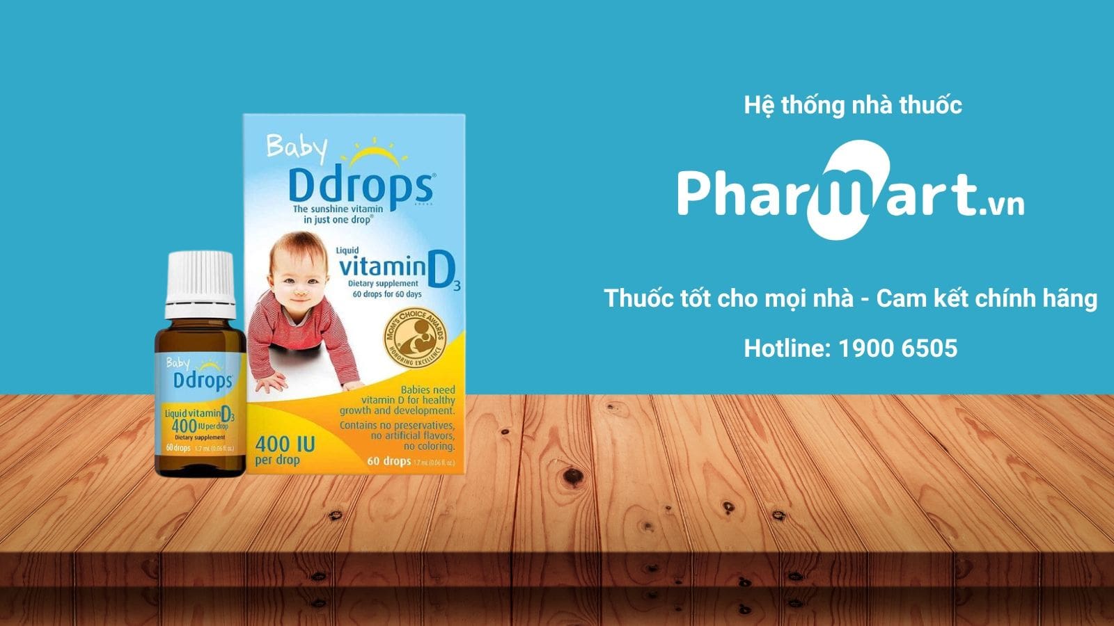 Baby Ddrops vitamin D3 400 IU